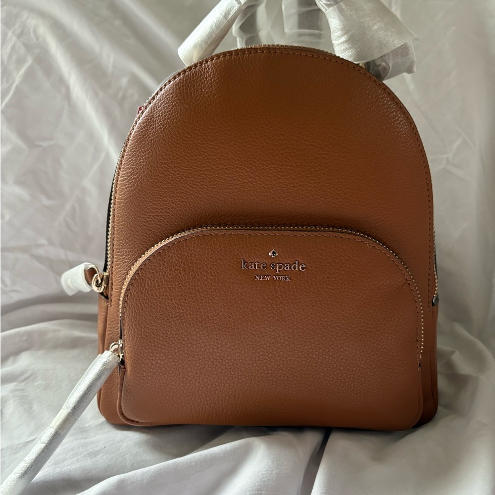 Kate Spade Tan Leather Backpack